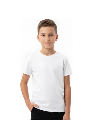Modanıno Erkek Çocuk 2'li Geniş Kalıp Basic T-shirt 6-14 Yaş 12690ds Siyah