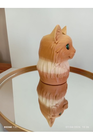 Kedi Figürlü Kalemlik Çok Renkli