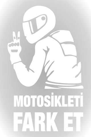 Quart Aksesuar 15 X 9 Cm Motosikleti Fark Et Oto Araba Cam Motosiklet Sticker Beyaz Standart