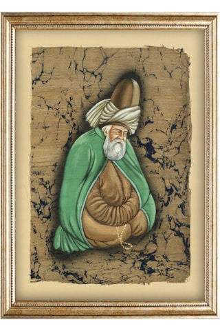 Sinan Grafik Stn-5700 Mevlana Celaleddin Rumi 33x44 Cm