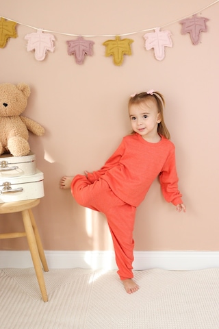 Kaşkorse Mevsimlik Pijama Takım Kiremit