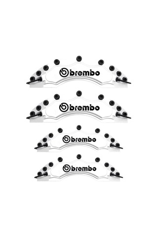 Alfa Romeo 147 Uyumlu Brembo Beyaz Kaliper Kapağı 4 Parça Ön Arka Set