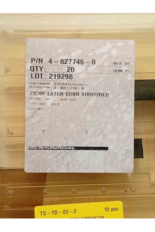 4-827746-0 Tyco Konnektör 2 Adet
