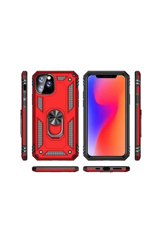 Apple Uyumlu iPhone 11 Pro Max Kılıf Zore Vega Kapak-Siyah