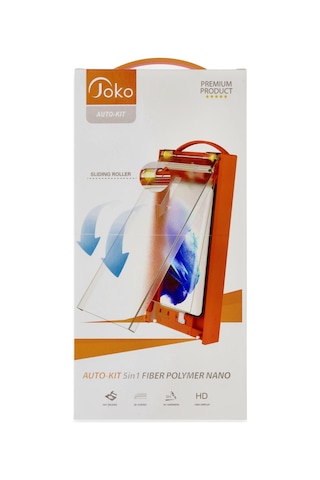 Joko Samsung Galaxy S22 Ultra Uyumlu Autokit 5in1 Fiber Polymer Nano Ekran Koruyucu