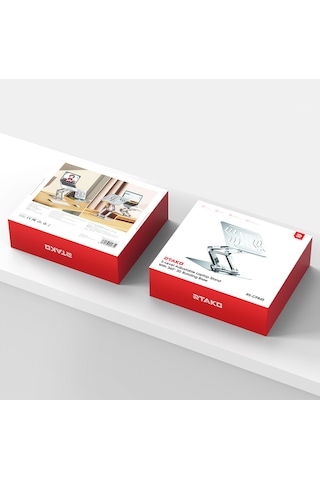 Rtako Rs-cp84s Tablet-laptop 360 Derece Döner Braket Stand - Gri Gri