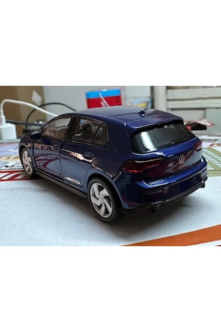 Oyuncak Metal Model Araba 1/36 Çek Bırak Vw Golf 8 Gtı Lacivert