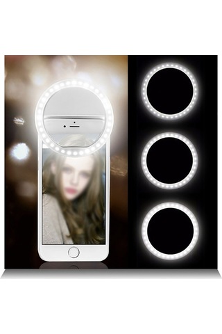 Ekılıf - Canlı Yayın Işıklı M-06 Selfie Işığı - Pembe - T12937