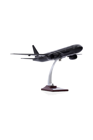 Zekupp - Maket Uçak - Boeing 777-300 1/200 - SİYAH ÖZEL TASARIM Model Uçak
