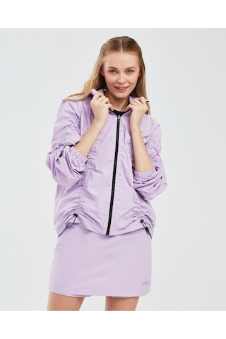 Skechers Micro Collection W Hooded Jacket Kadın Mor Fermuarlı Eşofman Üstü S241094-505