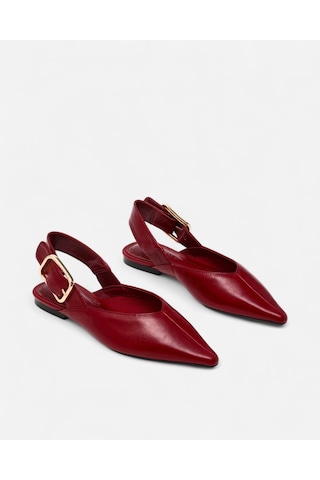 Steve Madden Sıanna Red Leathe Kadın Bordo Babet Sıanna-red