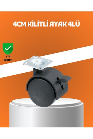 Kilitli 6cm Ayak Tekli Çok Renkli