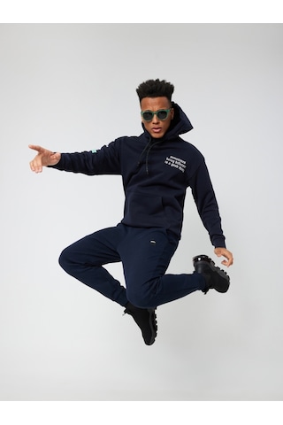 Oversize Fit Erkek Sweatshirt Lacivert