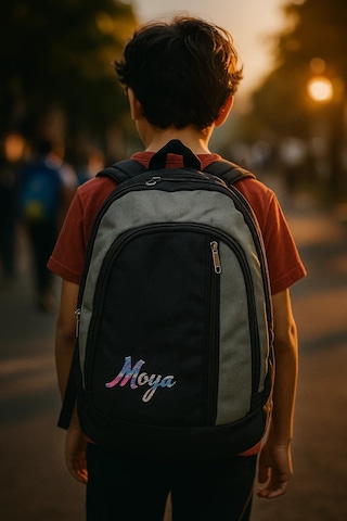 Newfull Moya Okul Sırt Çantası Yeni Sezon -eko Siyah Gri