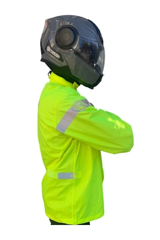 Scudo Peru Sarı Üst Motosiklet Yağmurluğu Xl