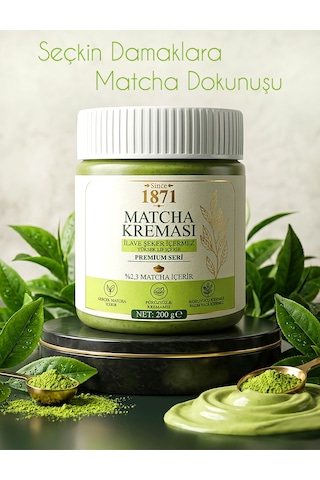 Matcha Kreması İlave Şeker İçermez %2,3 Matcha 200 G