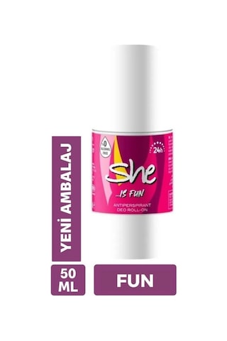 She Is Fun Kadın Roll-On Deodorant 50 ML