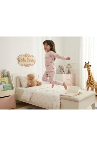 Tois Baby Kız Çocuk Pijama Takımı Pembe