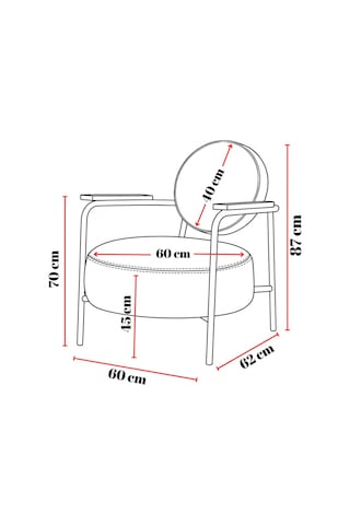 Venüs 2+1+1 Soft Kumaş Ofis & Büro İş Yeri Bekleme Koltuğu Takımı Cappuccino Metal İskelet - Mavi