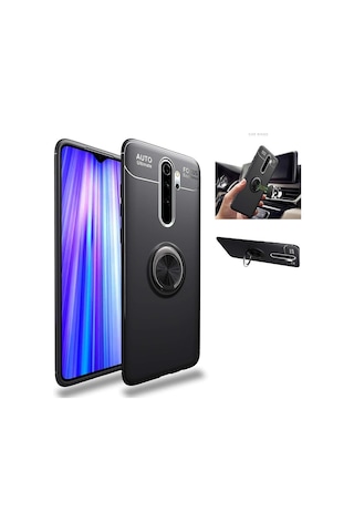 Oppo A9 2020 Yüzüklü Standli Manyetikli Kamera Korumali Kilif 409814059