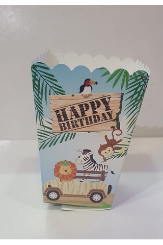 Popcorn Kutusu Safari Temalı Popcorn Kutusu Safari Temalı