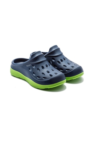 Manuel Erkek Terlik Lacivert-yeşil 41/45 3958668