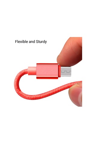 Mufunye Gri Nylon Örgü 3'ü 1 Data Kablosu: Lightning/type-c/micro Usb Bağlantıları, 2a Hızlı Şarj, Dayanıklı Metal Uçlar