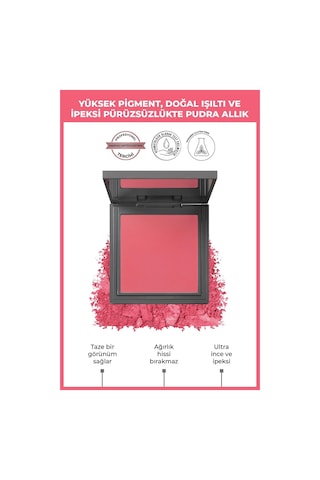 Alix Avien İpeksi Allık - Powder Blush 110 Passionate Pink