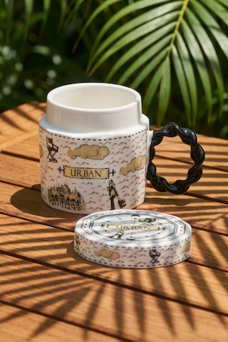 Thedora Porselen Kupa - 230 Ml Renkli