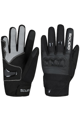 Scudo Parma Lady Wp1 Waterproof Kışlık Uzun Parmak Kadın Motosiklet Eldiveni Siyah - Ce En 13594:2015 Sertifikalı