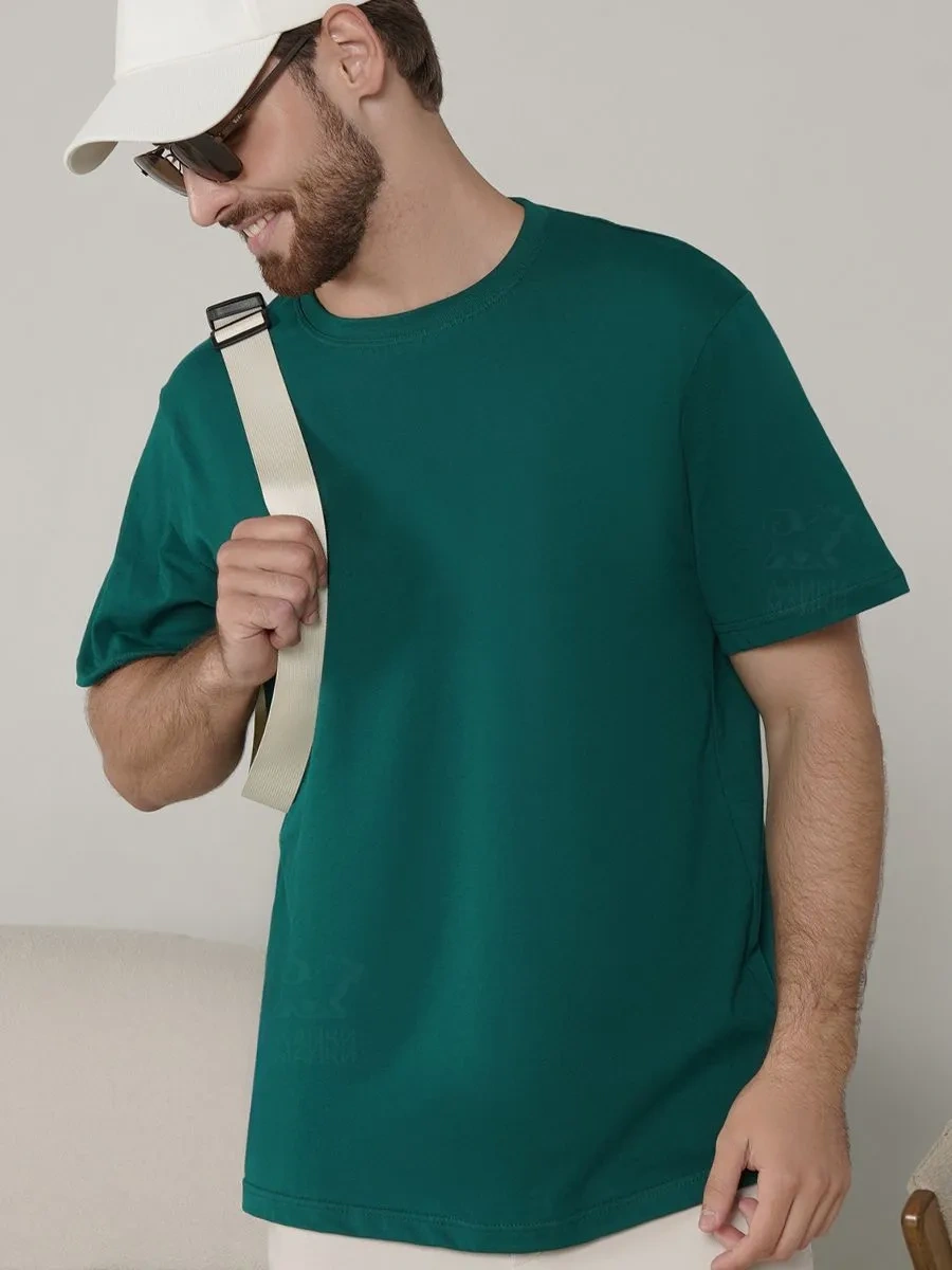 Lajkı-majkı Düz Yeşil Tişört 182099423 Koyu Yeşil