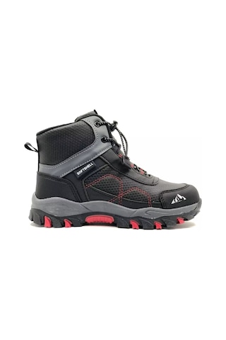 Cool Alfa Siyah-kırmızı Kauçuk Taban Kaymaz Erkek Çocuk Outdoor Bot 001
