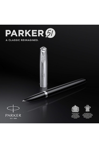 Parker 51 Siyah Ct, Dolma Kalem, F Uç Diğer