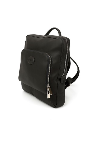 Gönderir Siyah Hakiki Deri El Ve Sırt Çantası siyah