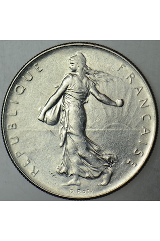 Fransa 1 Frank 1973 Çil -