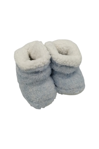 Kışlık Erkek Bebek Peluş Panduf Patik