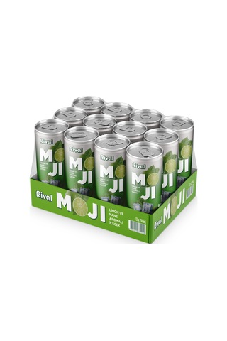 Rival Moji Limon Ve Nane Aromalı Gazlı İçecek 250 Ml 12'li