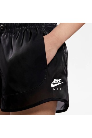 Nike Nıke Nsw Aır Parlak Siyah Saten Kadın Şort Dj1062-010 Siyah