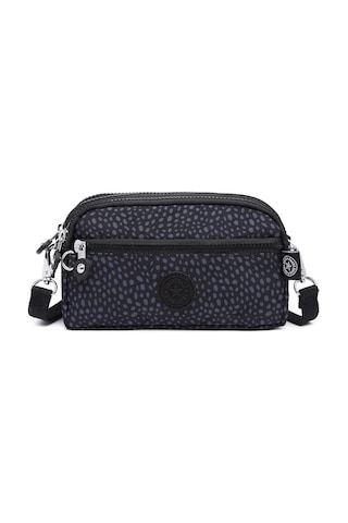 Smart Bags Minik Boy Su Geçirmez Krınkıl Kumaş Telefon Ve Postacı Çantası Puantiye Siyah