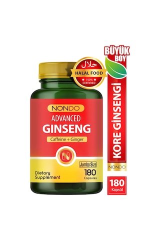 Nondo Ginseng 180 Kapsül Jumbo Boy