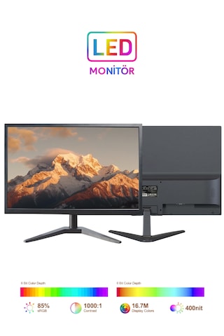 19 Geniş Ekran 60 Hz Led Monitör