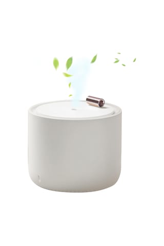 Konesam Beyaz Usb Şarjlı 400ml Otomatik Kapanma Fonksiyonlu, Renkli Işık Ve Düşük Gürültülü Ev Ofis Meblisi Mebnessi