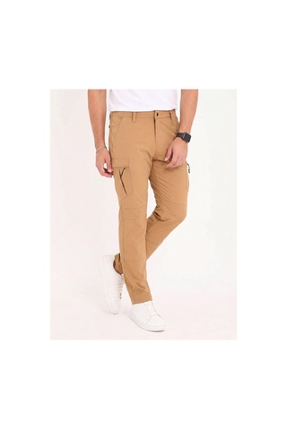Outdo Erkek Taktik Pantolon Su İtici Likralı Yazlık Outdoor Esnek Rahat Dayanıklı Turuncu Turuncu