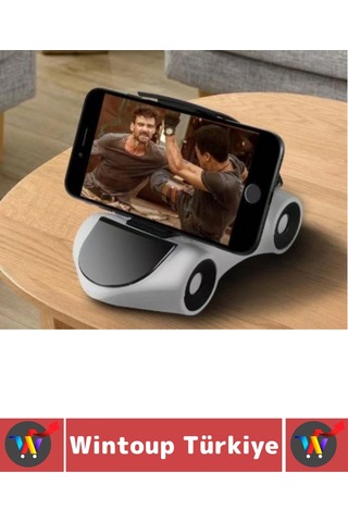 Kendinden Yapışkanlı Otomobil 360 Derece Dik Yatay Kullanım Araba Tasarımlı Araç İçi Telefon Tutucu