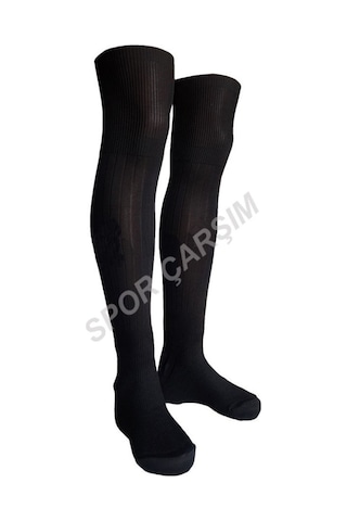 Tam Profesyonel Çocuk Futbol Çorabı,Tozluk,Konç Mavi 7-14 Yaş