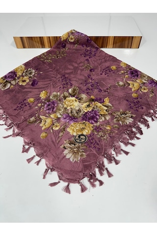 Sökme Boncuklu Pamuk Yazma - 05650 Gül Kurusu