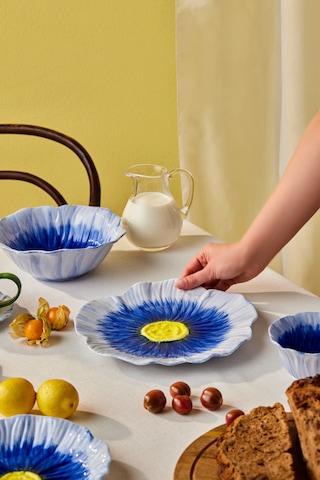 Karaca Bluebell Servis Tabağı 26 Cm Mavi