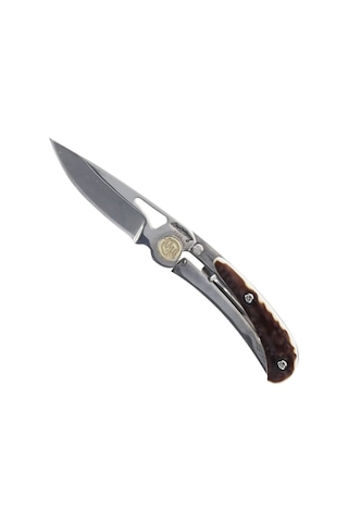 Schrade Uncle Henry Next Gen Pocket Knife Brown Staglon Handles Katlanır Kamp Çakı 1205105 Gümüş
