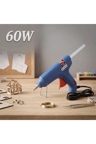 Özel Üretim Profesyonel Hızlı 60w Sıcak Silikon Tabancası Elektrikli 11 Mm Mum Silikon Uyumlu