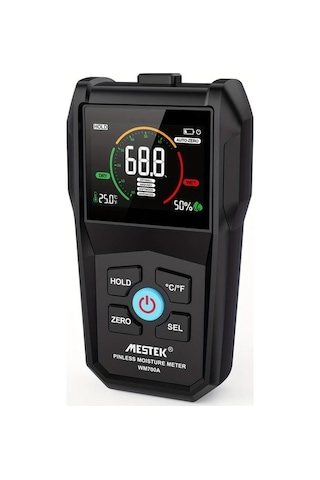 Honeybeeshop Wm700a Lcd Ekranlı Temassız Ahşap Nem Ölçer Indüktif Sıcaklık Nem Algılama Darbeye Dayanıklı Kaymaz Pille Çalışır